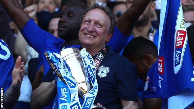 Neil Warnock most recently achieved Premier League promotion with Cardiff City in 2018