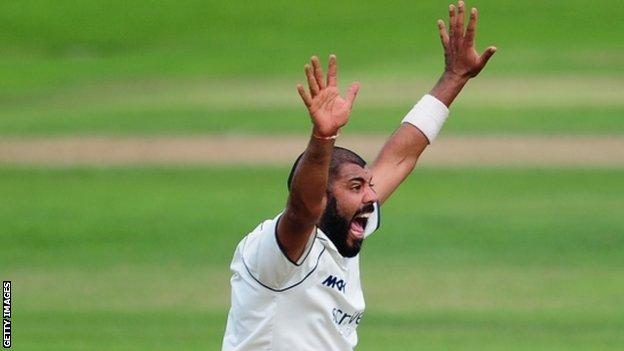 Warwickshire spinner Jeetan Patel is this season's leading County Championship wicket taker