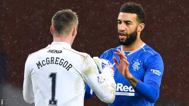 Allan McGregor and Connor Goldson