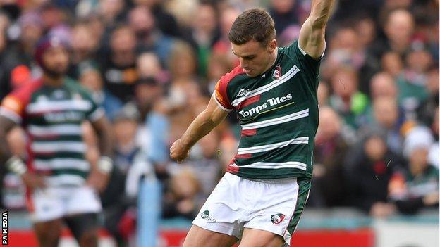 England discard George Ford kicked 14 of Leicester's 19 points