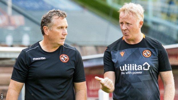 Dundee Utd Micky Mellon Back For Rangers Visit After Self Isolation Bbc Sport