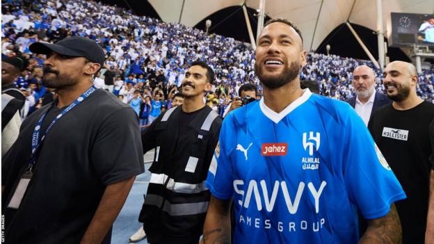 Neymar arrives at Al-Hilal