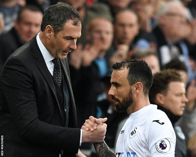 Paul Clement and Leon Britton