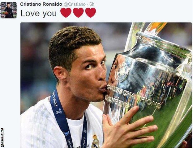 Cristiano Ronaldo twitter