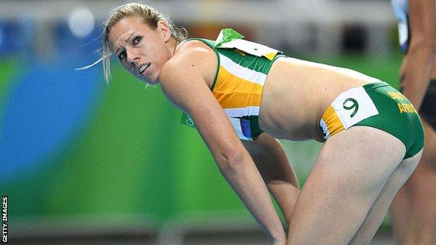 South Arica sprinter Carina Horn