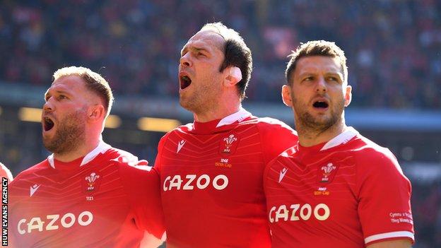 Alun Wyn Jones and Dan Biggar