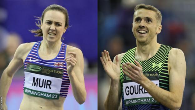 Laura Muir and Neil Gourley