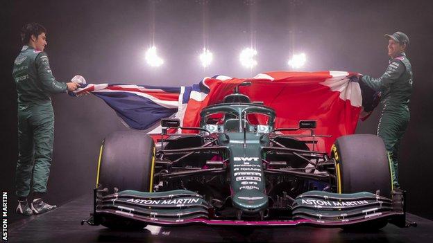 Aston Martin's new F1 car