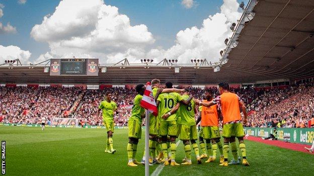 Manchester United celebrate