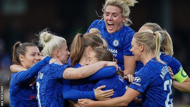 Chelsea celebrate