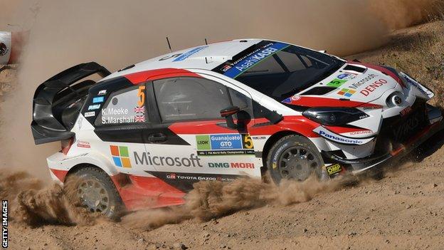 WRC: Kris Meeke Lies Fifth In Rally Mexico After Puncture - BBC Sport