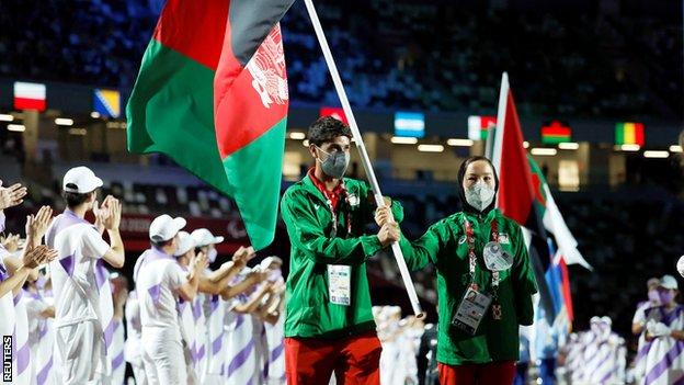 Afghanistan's Para-athletes Hossain Rasouli and Zakia Khudadadi