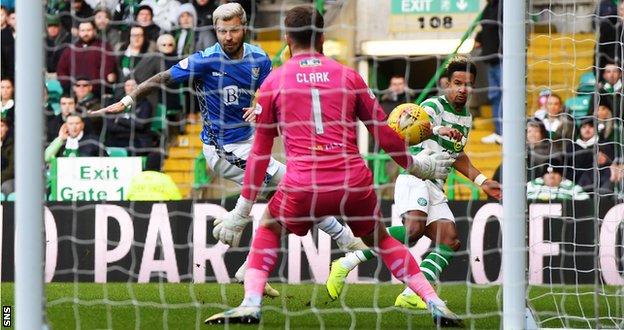 Celtic were in front through Scott Sinclair inside the first three minutes