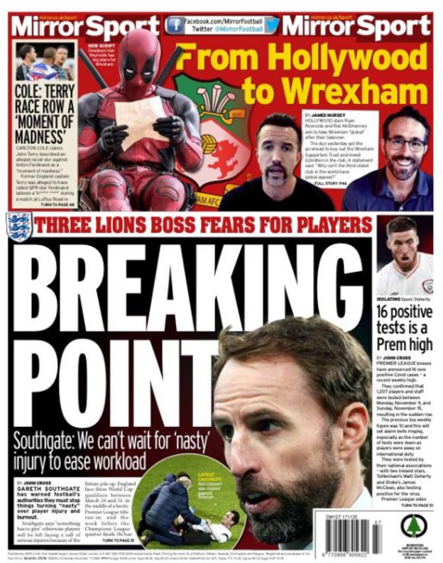 Tuesday's back pages BBC Sport
