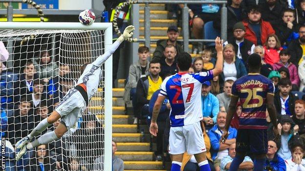 Blackburn Rovers' Lewis Travis competing with Millwall's George News  Photo - Getty Images