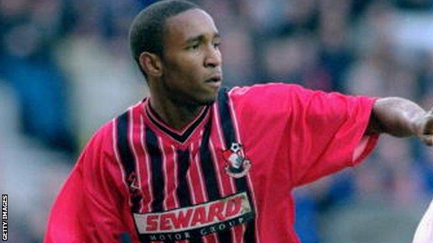 Jermain Defoe during his spell at Bournemouth