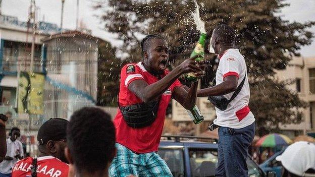 Gambia fans