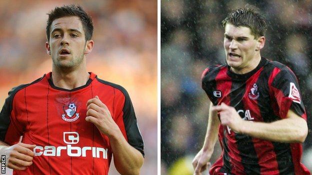 Danny Ings and Sam Vokes playing for Bournemouth as teenagers
