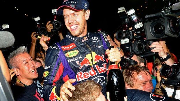 Vettel wint wereldtitel