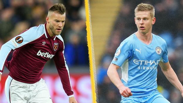 Andriy Yarmolenko and Oleksandr Zinchenko