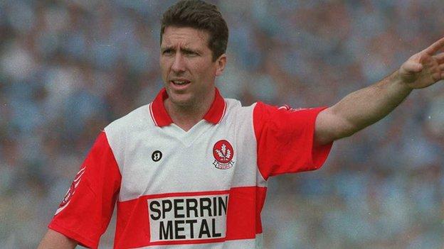 Damien Barton won the Sam Maguire with Derry in 1993