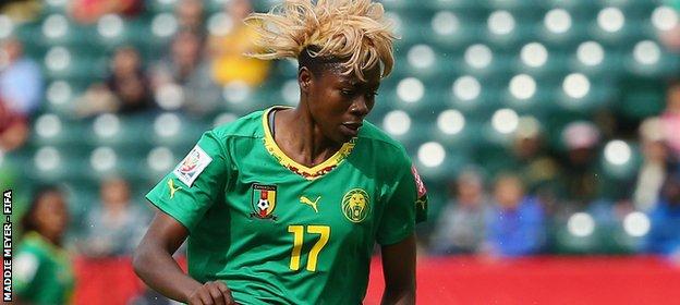 Gaelle Enganamouit was nicknamed the 'Freight Train' during the 2015 World Cup