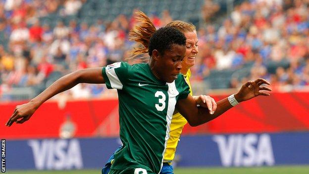 Nigeria international defender Osinachi Ohale