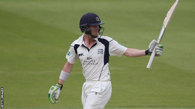 Nick Gubbins' previous highest score for Middlesex was his 141 against Sussex in the One-Day Cup in 2015