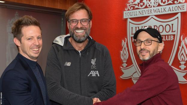 Michael Edwards, Jurgen Klopp and FSG President Mike Gordon