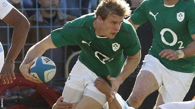 Fit-again Ulster wing Andrew Trimble is named in Ireland's World Cup training squad