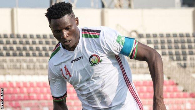 L'attaquant kenyan Michael Olunga