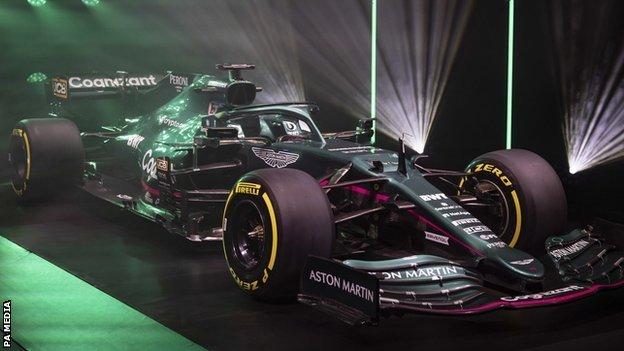 Aston Martin's new F1 car