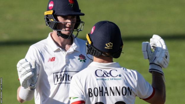 Centurion Josh Bohannon and George Balderson celebrated a 150-run stand at Northampton