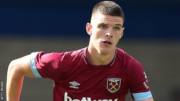Declan Rice played the first of three friendlies for the Republic of Ireland against Turkey in March