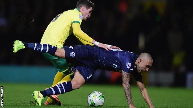 Leeds midfielder Tommaso Bianchi