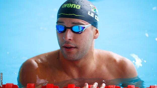 South African swimmer Chad le Clos