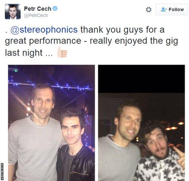 Petr Cech on Twitter