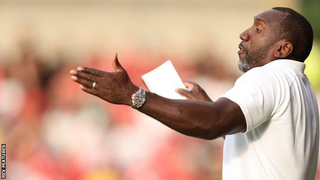 Burton-president Jimmy Floyd Hasselbeink