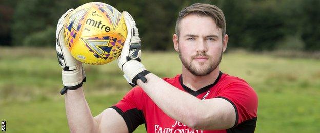 Partick Thistle goalkeeper Ryan Scully