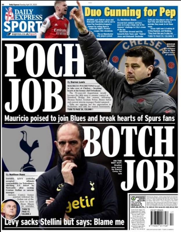 Tuesday's back pages - BBC Sport