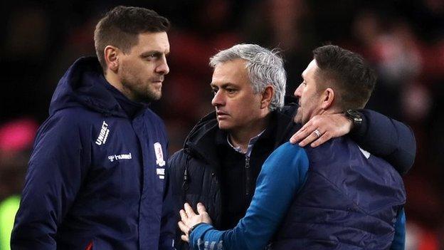 What Tottenham Hotspur boss Jose Mourinho said about Middlesbrough