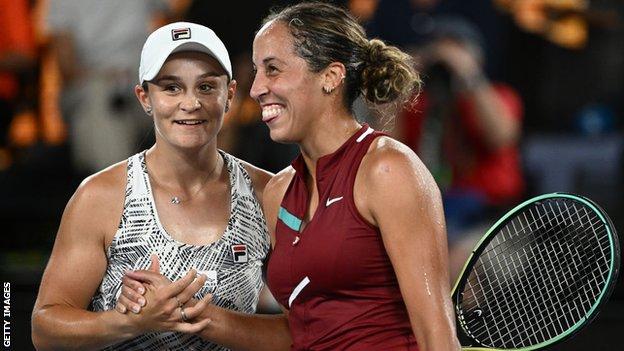 Australian Open: Ashleigh Barty beats Madison Keys to reach Melbourne final