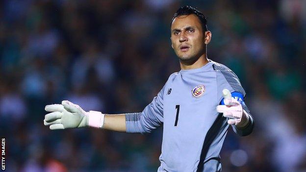 Costa Rica goalkeeper Keylor Navas