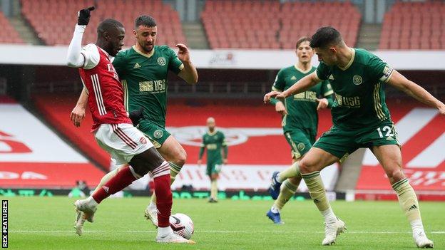 Arsenal 2-1 Sheffield United: Gunners extend Blades' point-less start ...