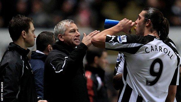 Andy Carroll Alan Pardew