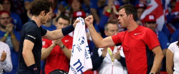 Great Britain Davis Cup captain Leon Smith