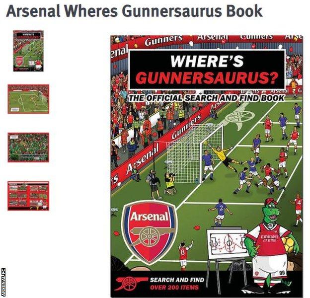 Boutique Du Club Arsenal - Livre Gunnersaurus