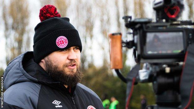 Stephen Howson talks to the camera