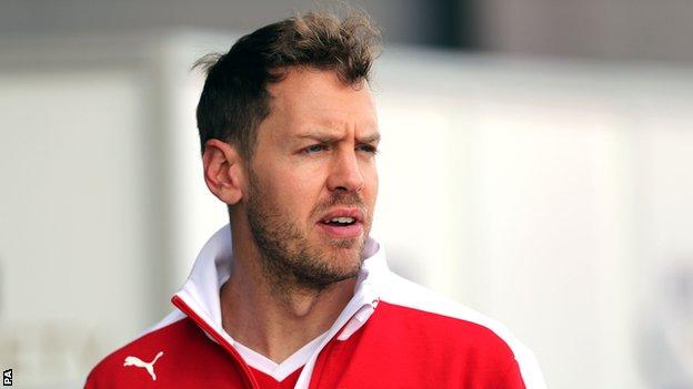 Ferrari driver Sebastian Vettel