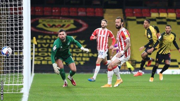Steven Fletcher scores for Stoke